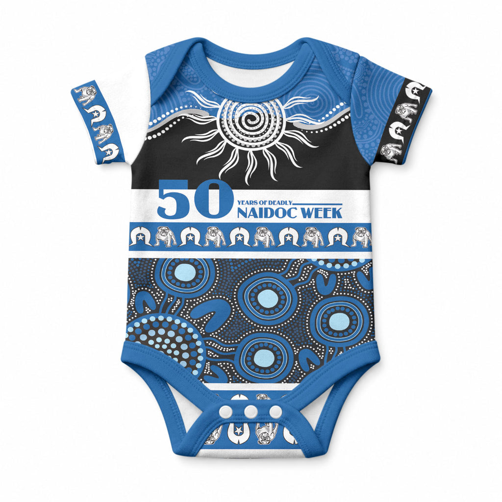 Bulldogs NAIDOC Week Personalised Baby Onesie Aboriginal Torres Strait Islanders Vibe