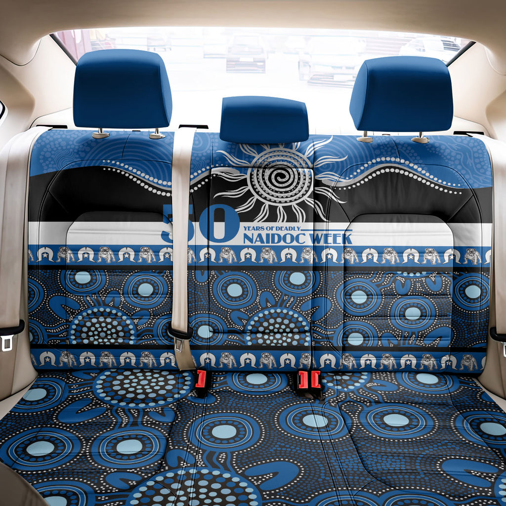 Bulldogs NAIDOC Week Back Car Seat Cover Aboriginal Torres Strait Islanders Vibe