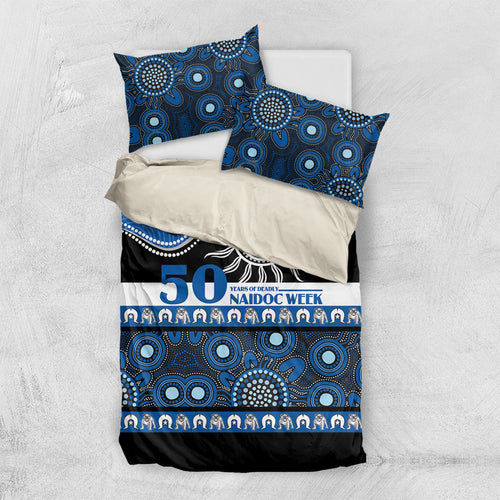 Bulldogs NAIDOC Week Bedding Set Aboriginal Torres Strait Islanders Vibe