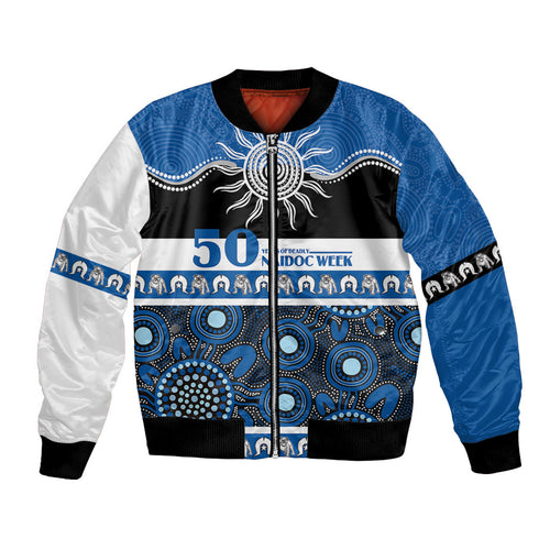 Bulldogs NAIDOC Week Personalised Bomber Jacket Aboriginal Torres Strait Islanders Vibe
