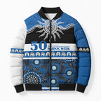 Bulldogs NAIDOC Week Personalised Bomber Puffer Jacket Aboriginal Torres Strait Islanders Vibe