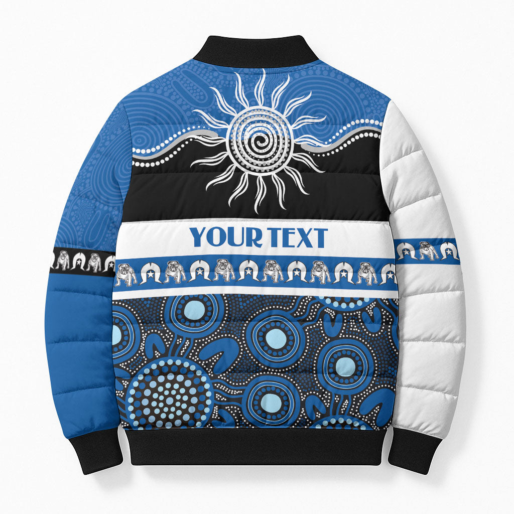 Bulldogs NAIDOC Week Personalised Bomber Puffer Jacket Aboriginal Torres Strait Islanders Vibe