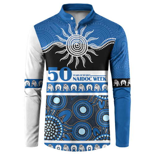 Bulldogs NAIDOC Week Personalised Button Sweatshirt Aboriginal Torres Strait Islanders Vibe
