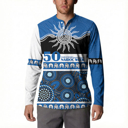 Bulldogs NAIDOC Week Personalised Button Sweatshirt Aboriginal Torres Strait Islanders Vibe
