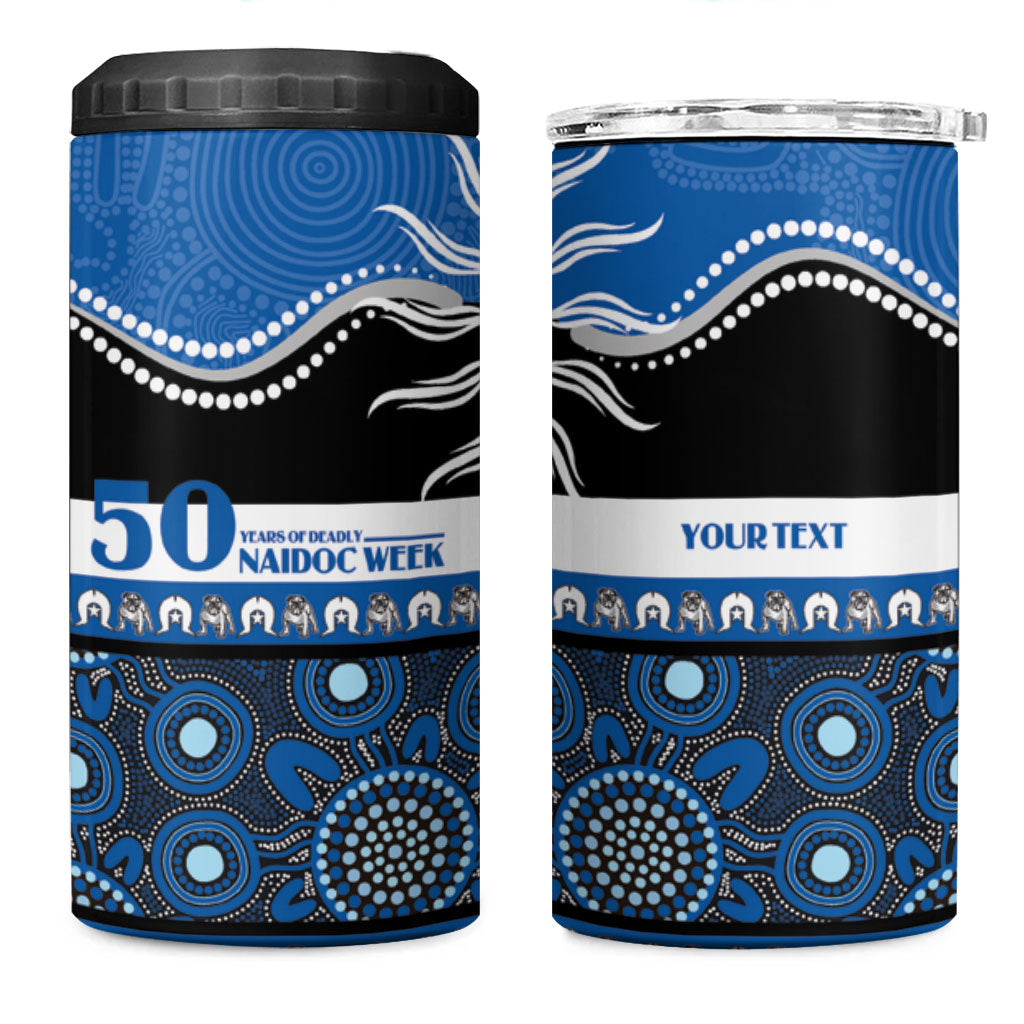 Bulldogs NAIDOC Week Personalised 4 in 1 Can Cooler Tumbler Aboriginal Torres Strait Islanders Vibe