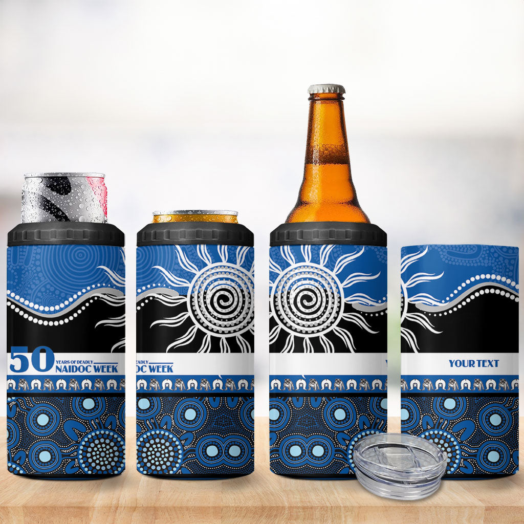 Bulldogs NAIDOC Week Personalised 4 in 1 Can Cooler Tumbler Aboriginal Torres Strait Islanders Vibe