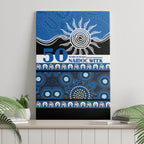 Bulldogs NAIDOC Week Canvas Wall Art Aboriginal Torres Strait Islanders Vibe