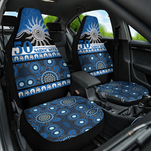 Bulldogs NAIDOC Week Car Seat Cover Aboriginal Torres Strait Islanders Vibe