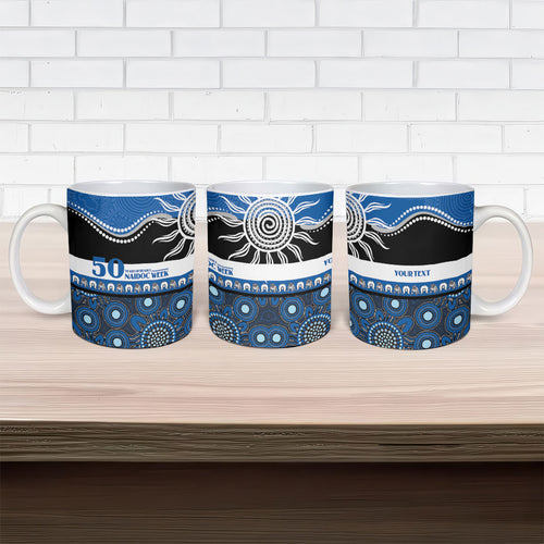 Bulldogs NAIDOC Week Personalised Ceramic Mug Aboriginal Torres Strait Islanders Vibe