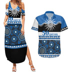 Bulldogs NAIDOC Week Personalised Couples Matching Summer Maxi Dress and Hawaiian Shirt Aboriginal Torres Strait Islanders Vibe