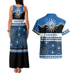 Bulldogs NAIDOC Week Personalised Couples Matching Tank Maxi Dress and Hawaiian Shirt Aboriginal Torres Strait Islanders Vibe