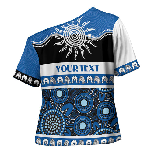 Bulldogs NAIDOC Week Personalised Cross Shoulder Shirt Aboriginal Torres Strait Islanders Vibe
