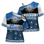 Bulldogs NAIDOC Week Personalised Cross Shoulder Shirt Aboriginal Torres Strait Islanders Vibe