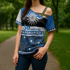 Bulldogs NAIDOC Week Personalised Cross Shoulder Shirt Aboriginal Torres Strait Islanders Vibe