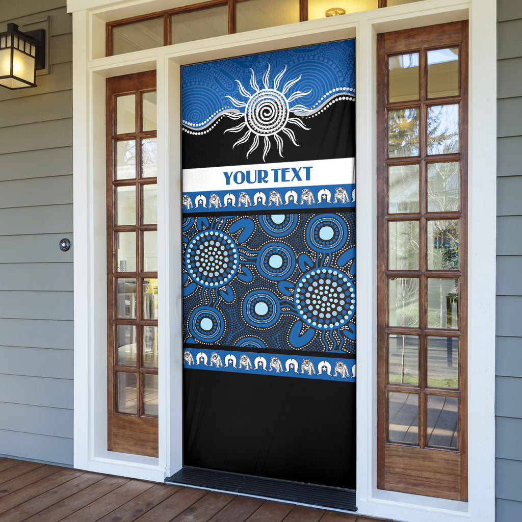 Bulldogs NAIDOC Week Personalised Door Cover Aboriginal Torres Strait Islanders Vibe