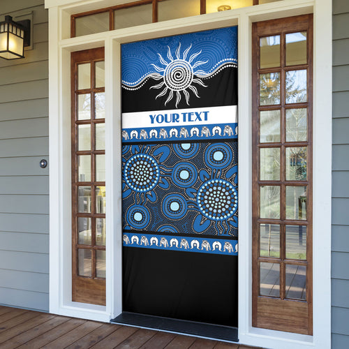 Bulldogs NAIDOC Week Personalised Door Cover Aboriginal Torres Strait Islanders Vibe