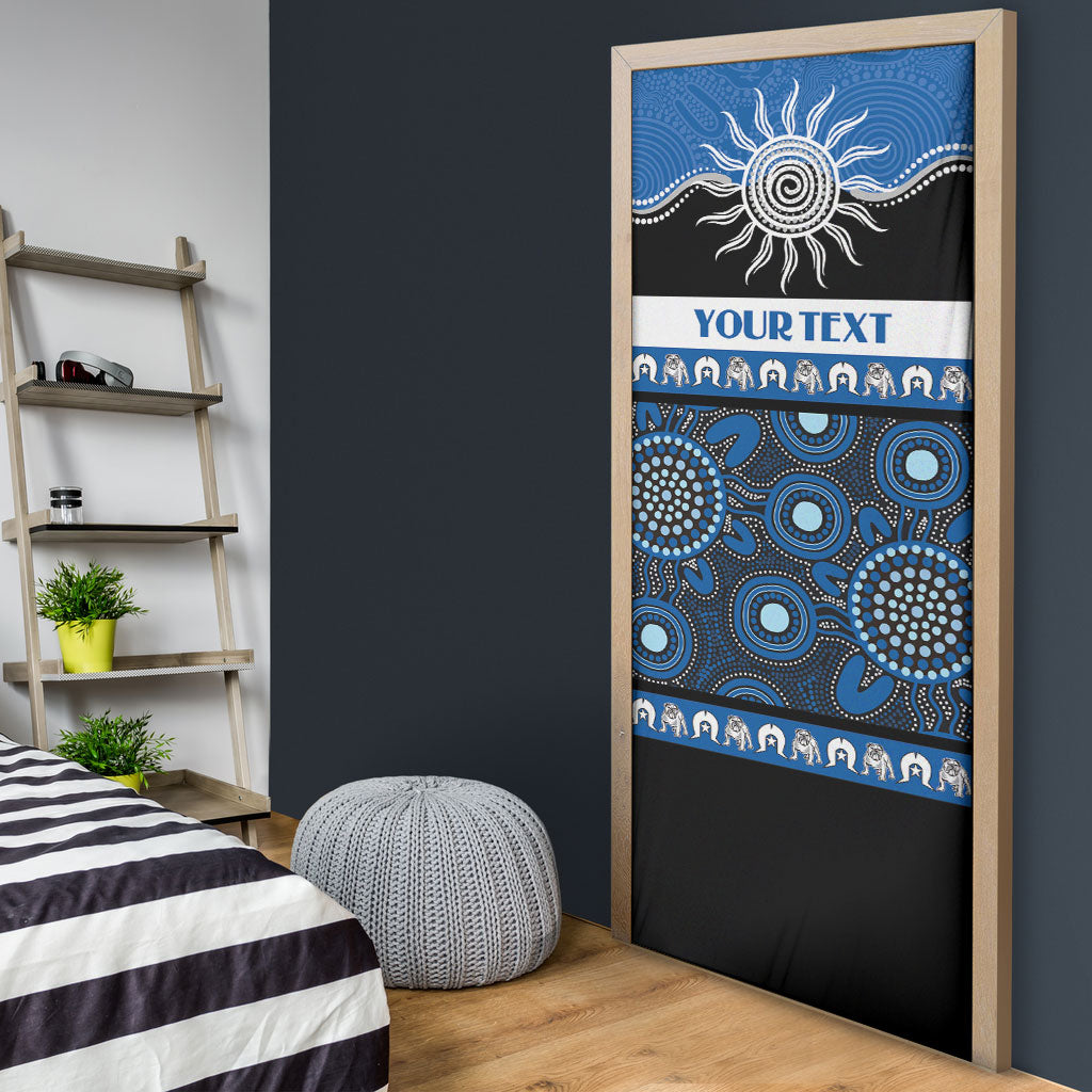 Bulldogs NAIDOC Week Personalised Door Cover Aboriginal Torres Strait Islanders Vibe