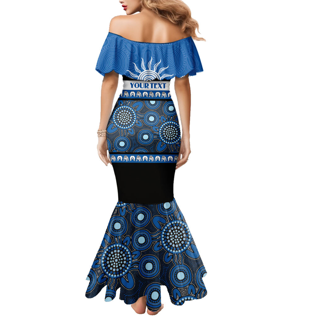 Bulldogs NAIDOC Week Personalised Family Matching Mermaid Dress and Hawaiian Shirt Aboriginal Torres Strait Islanders Vibe