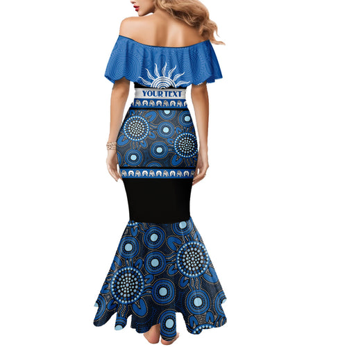 Bulldogs NAIDOC Week Personalised Family Matching Mermaid Dress and Hawaiian Shirt Aboriginal Torres Strait Islanders Vibe