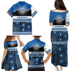 Bulldogs NAIDOC Week Personalised Family Matching Puletasi and Hawaiian Shirt Aboriginal Torres Strait Islanders Vibe