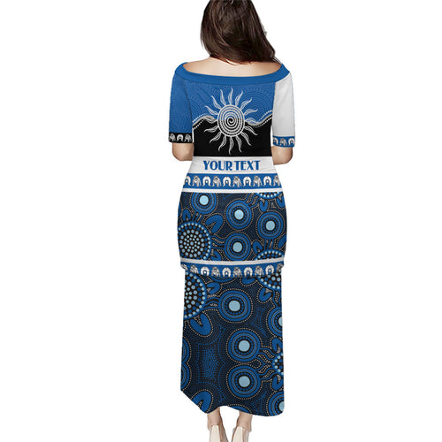 Bulldogs NAIDOC Week Personalised Family Matching Puletasi and Hawaiian Shirt Aboriginal Torres Strait Islanders Vibe