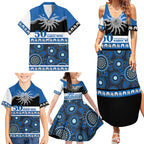 Bulldogs NAIDOC Week Personalised Family Matching Summer Maxi Dress and Hawaiian Shirt Aboriginal Torres Strait Islanders Vibe