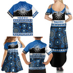 Bulldogs NAIDOC Week Personalised Family Matching Summer Maxi Dress and Hawaiian Shirt Aboriginal Torres Strait Islanders Vibe