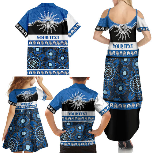 Bulldogs NAIDOC Week Personalised Family Matching Summer Maxi Dress and Hawaiian Shirt Aboriginal Torres Strait Islanders Vibe