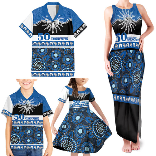 Bulldogs NAIDOC Week Personalised Family Matching Tank Maxi Dress and Hawaiian Shirt Aboriginal Torres Strait Islanders Vibe