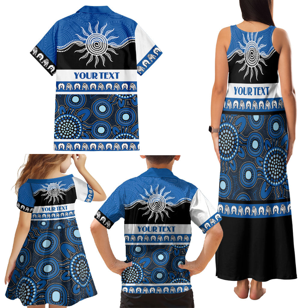 Bulldogs NAIDOC Week Personalised Family Matching Tank Maxi Dress and Hawaiian Shirt Aboriginal Torres Strait Islanders Vibe