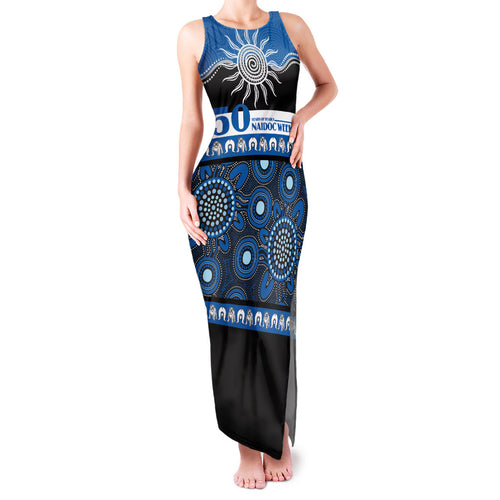 Bulldogs NAIDOC Week Personalised Family Matching Tank Maxi Dress and Hawaiian Shirt Aboriginal Torres Strait Islanders Vibe