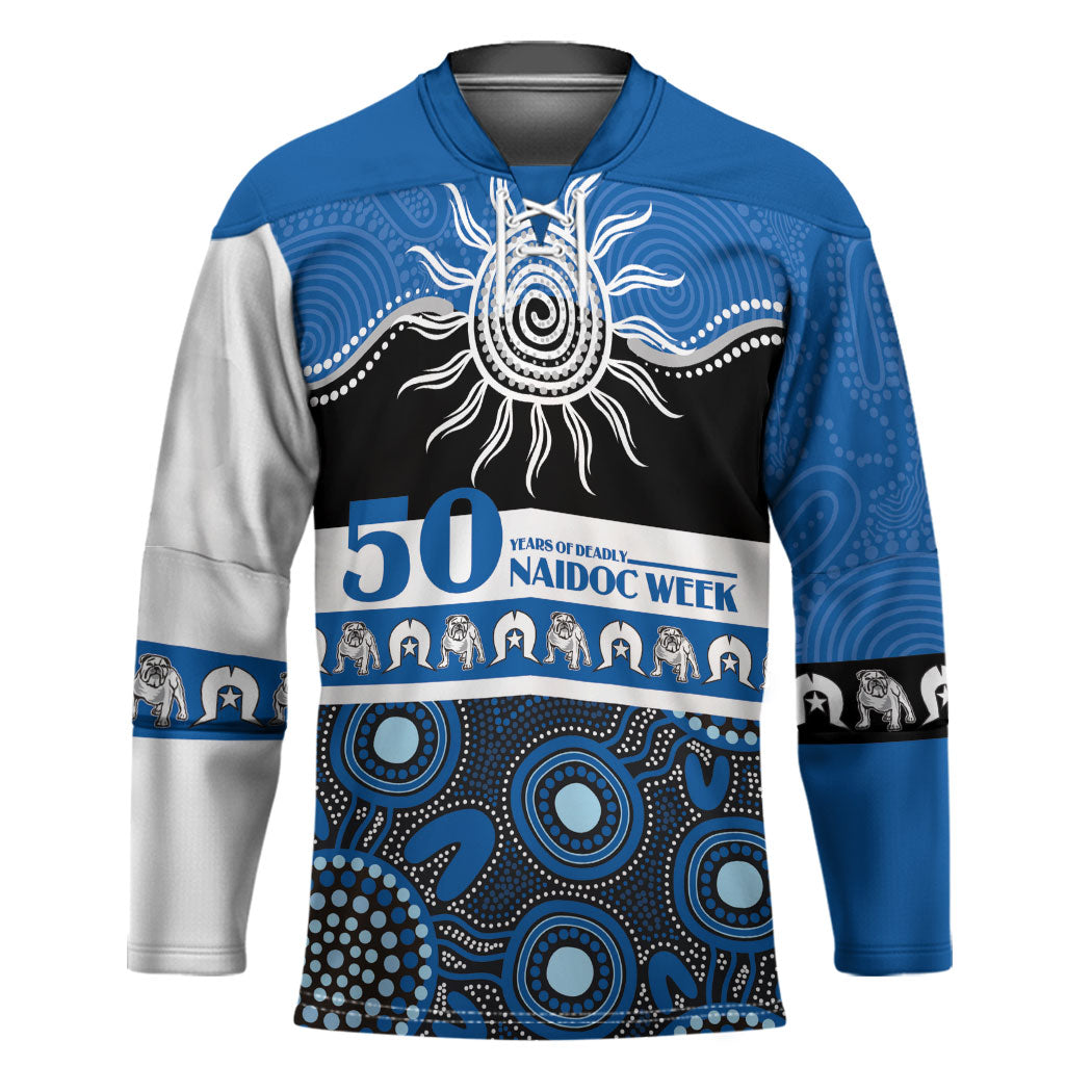 Bulldogs NAIDOC Week Personalised Hockey Jersey Aboriginal Torres Strait Islanders Vibe