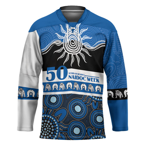 Bulldogs NAIDOC Week Personalised Hockey Jersey Aboriginal Torres Strait Islanders Vibe