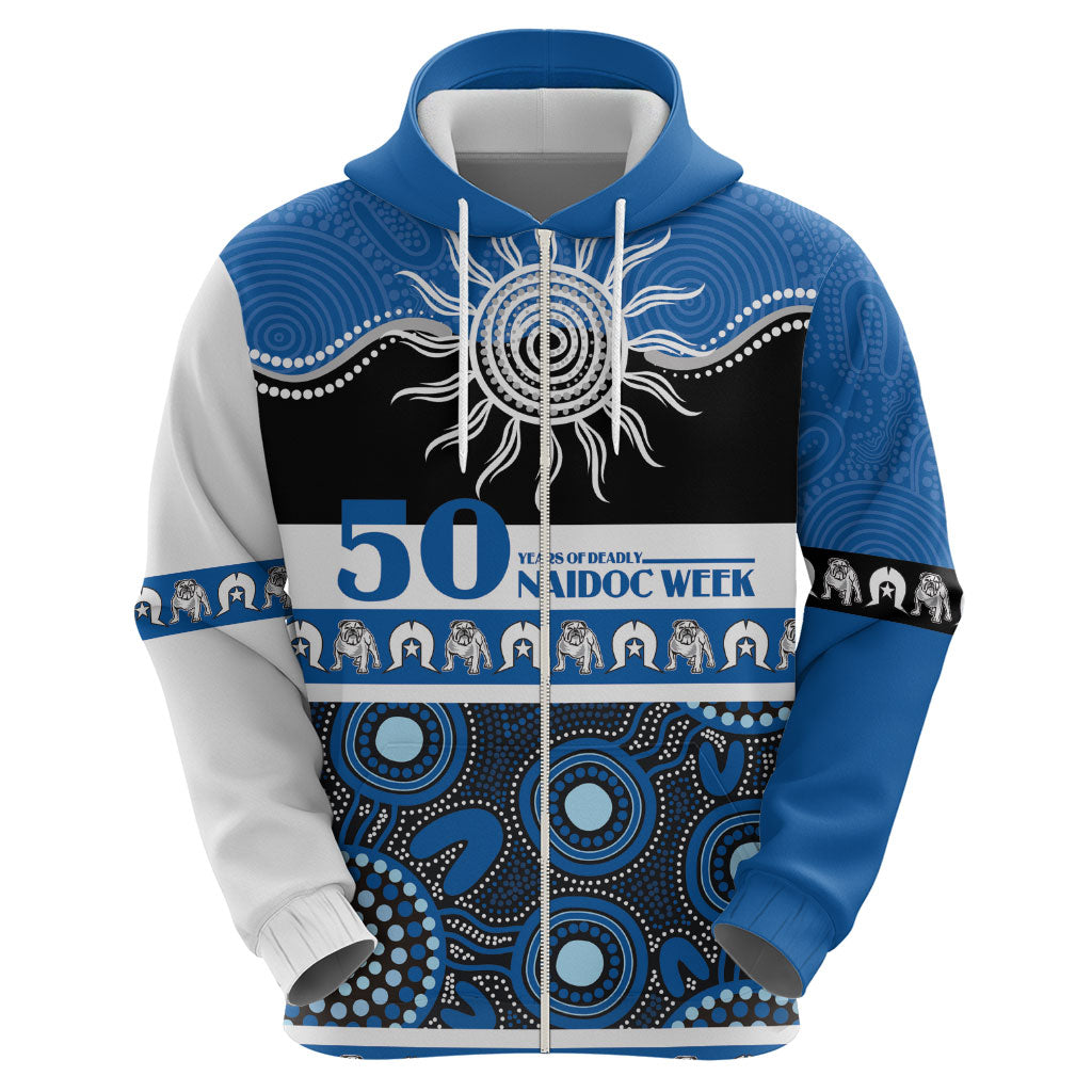 Bulldogs NAIDOC Week Personalised Hoodie Aboriginal Torres Strait Islanders Vibe