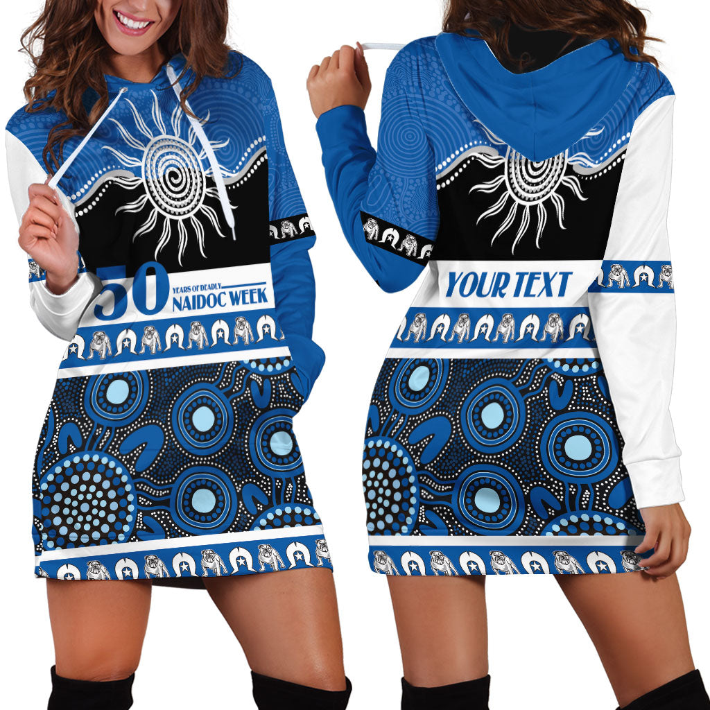 Bulldogs NAIDOC Week Personalised Hoodie Dress Aboriginal Torres Strait Islanders Vibe