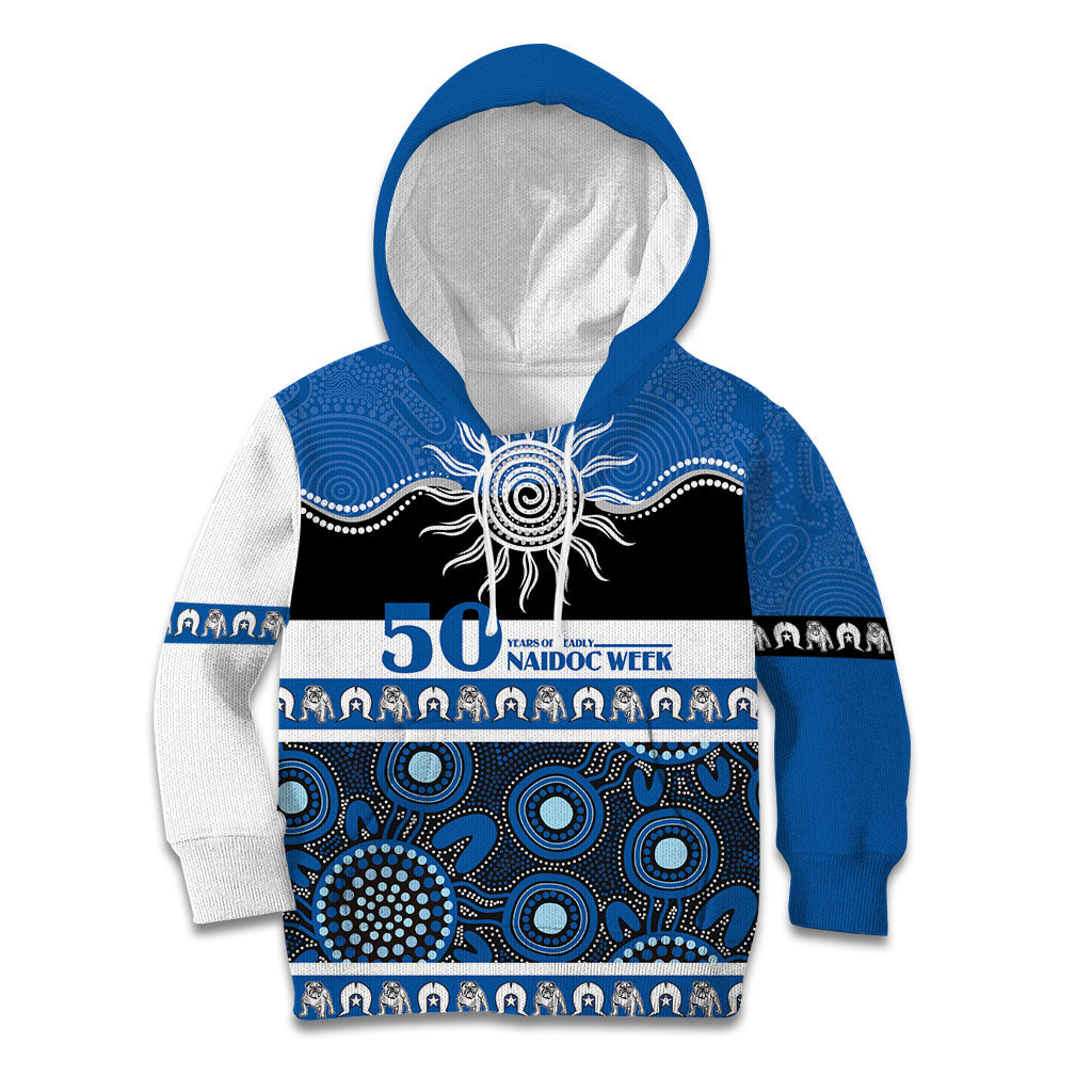 Bulldogs NAIDOC Week Personalised Kid Hoodie Aboriginal Torres Strait Islanders Vibe