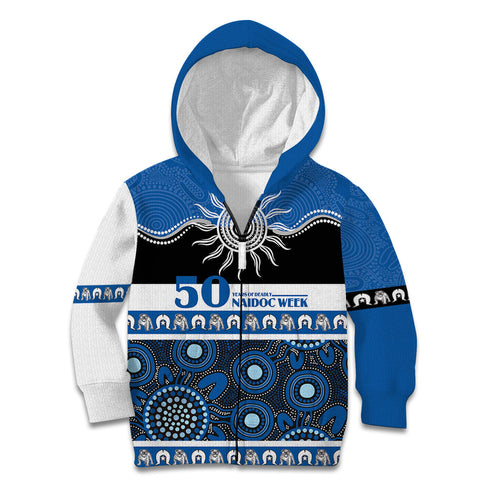 Bulldogs NAIDOC Week Personalised Kid Hoodie Aboriginal Torres Strait Islanders Vibe