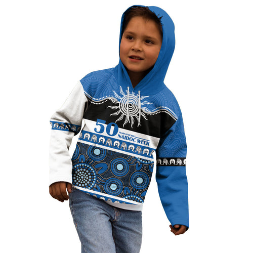 Bulldogs NAIDOC Week Personalised Kid Hoodie Aboriginal Torres Strait Islanders Vibe