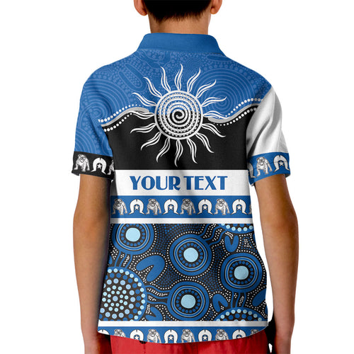 Bulldogs NAIDOC Week Personalised Kid Polo Shirt Aboriginal Torres Strait Islanders Vibe