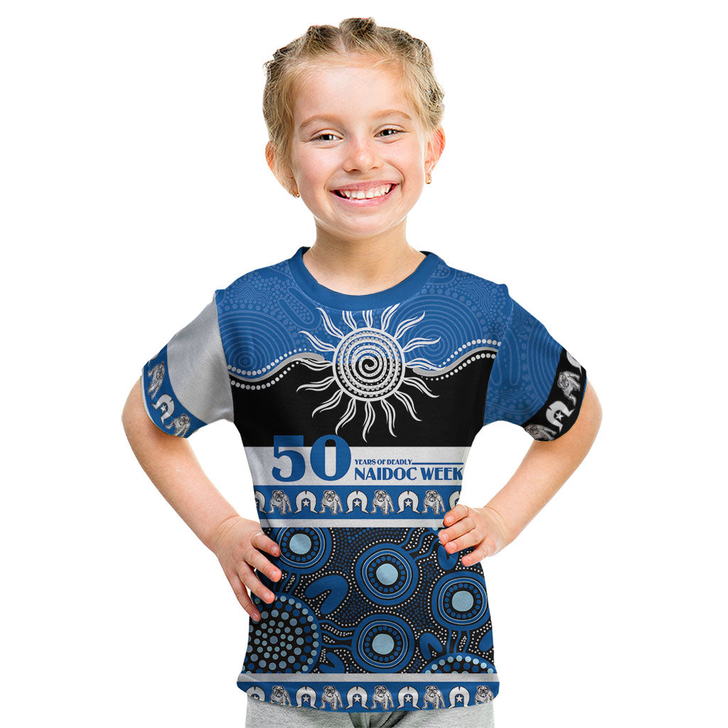 Bulldogs NAIDOC Week Personalised Kid T Shirt Aboriginal Torres Strait Islanders Vibe