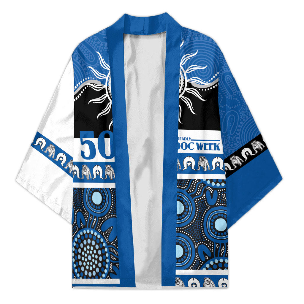 Bulldogs NAIDOC Week Personalised Kimono Aboriginal Torres Strait Islanders Vibe