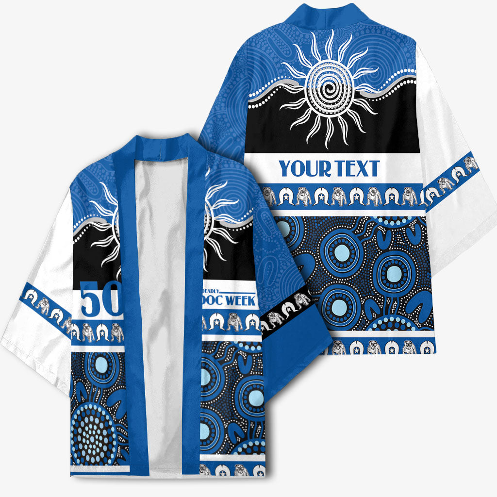 Bulldogs NAIDOC Week Personalised Kimono Aboriginal Torres Strait Islanders Vibe
