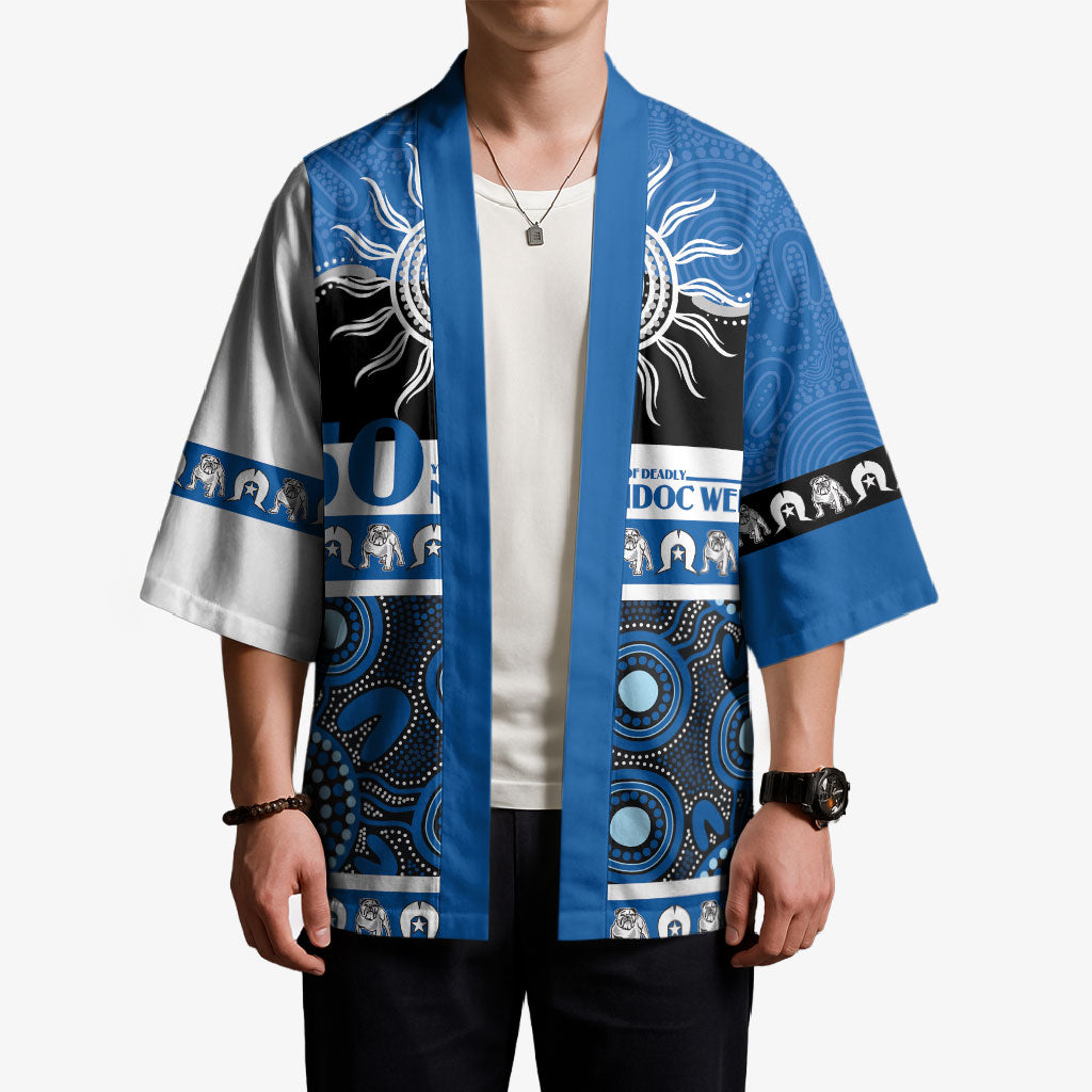 Bulldogs NAIDOC Week Personalised Kimono Aboriginal Torres Strait Islanders Vibe