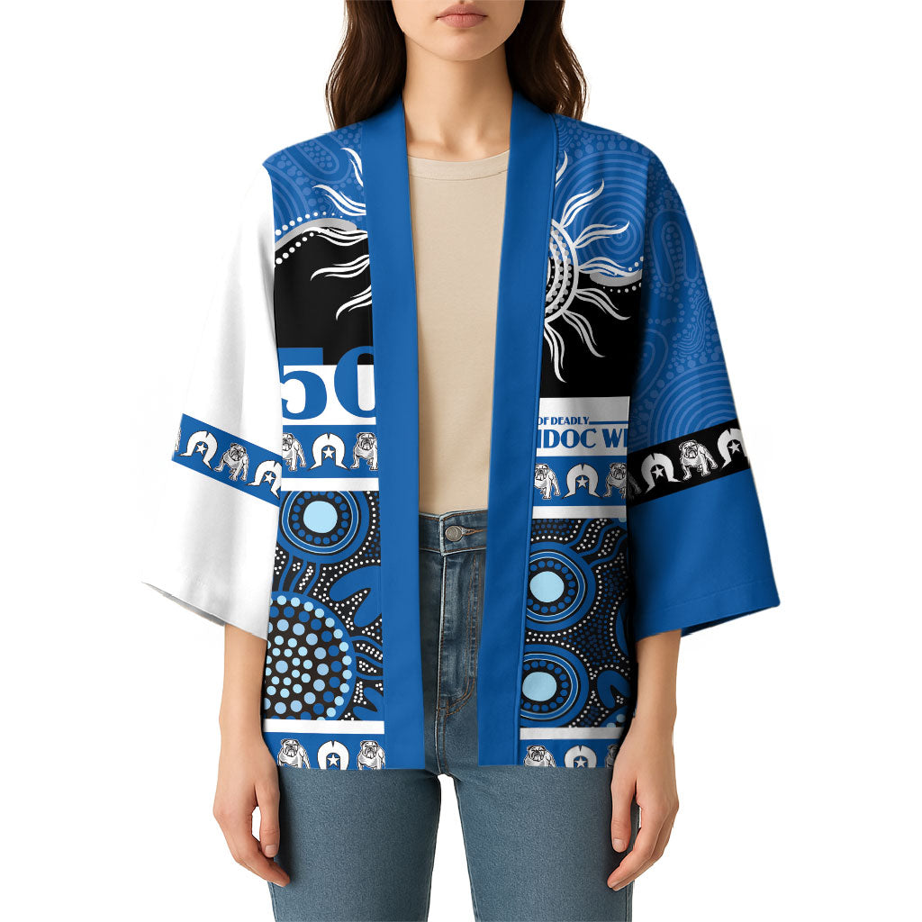 Bulldogs NAIDOC Week Personalised Kimono Aboriginal Torres Strait Islanders Vibe