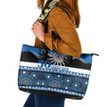 Bulldogs NAIDOC Week Leather Tote Bag Aboriginal Torres Strait Islanders Vibe
