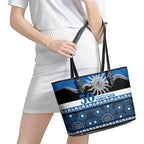 Bulldogs NAIDOC Week Leather Tote Bag Aboriginal Torres Strait Islanders Vibe