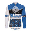 Bulldogs NAIDOC Week Personalised Long Sleeve Button Shirt Aboriginal Torres Strait Islanders Vibe