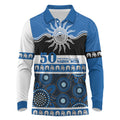 Bulldogs NAIDOC Week Personalised Long Sleeve Polo Shirt Aboriginal Torres Strait Islanders Vibe
