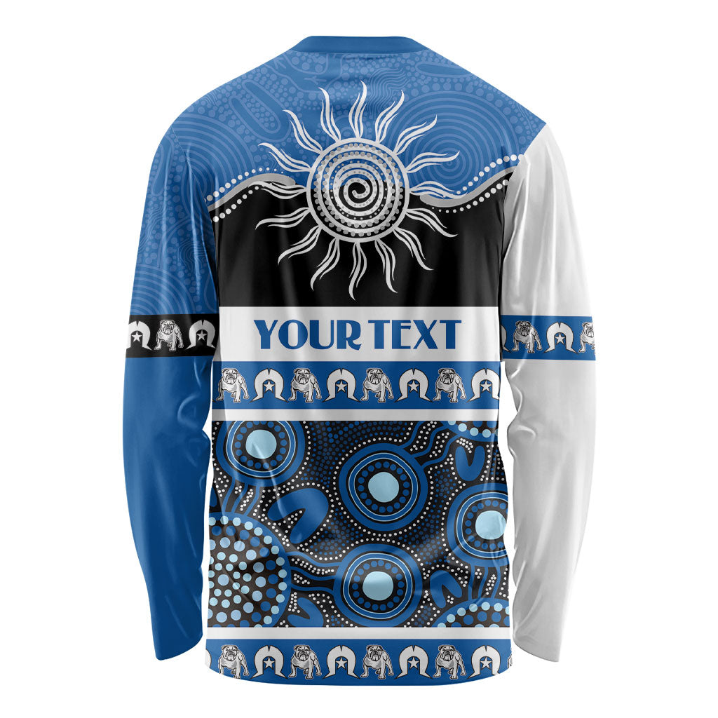 Bulldogs NAIDOC Week Personalised Long Sleeve Shirt Aboriginal Torres Strait Islanders Vibe