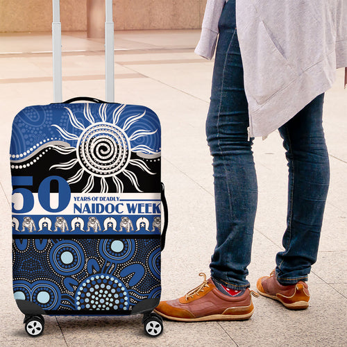 Bulldogs NAIDOC Week Luggage Cover Aboriginal Torres Strait Islanders Vibe